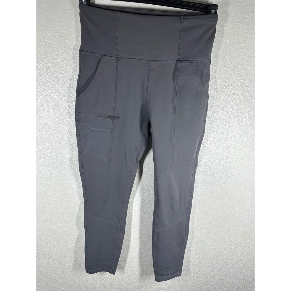 Baleaf Leggings Women S Gray High Waisted Athletic Pocket Yoga Pants Activewear